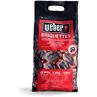 Weber 1759070 - Briquetas 4 kg- Negro